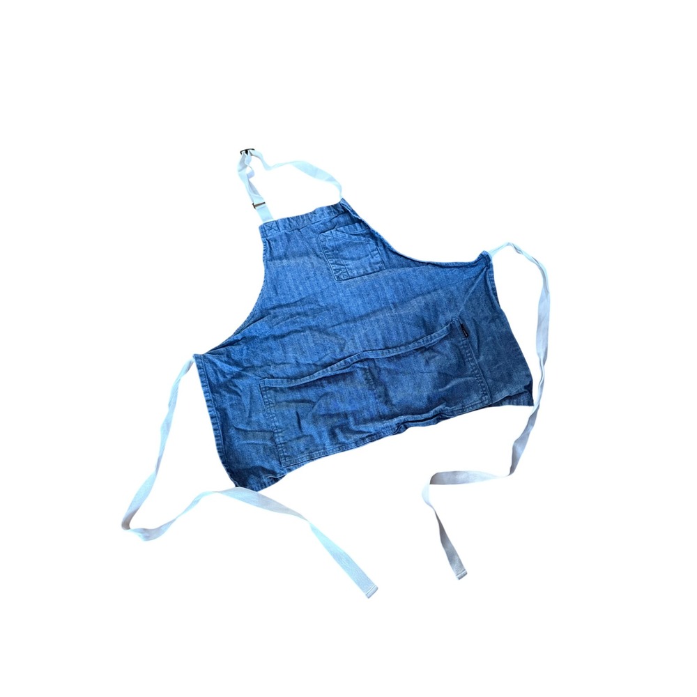 Stock blue apron